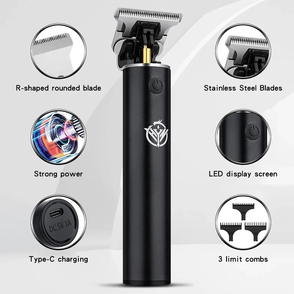 hiena Clipper Electric Hair Trimmer for men Electric shaver professional Men's Hair cutting machine Wireless barber trimmer Noventix