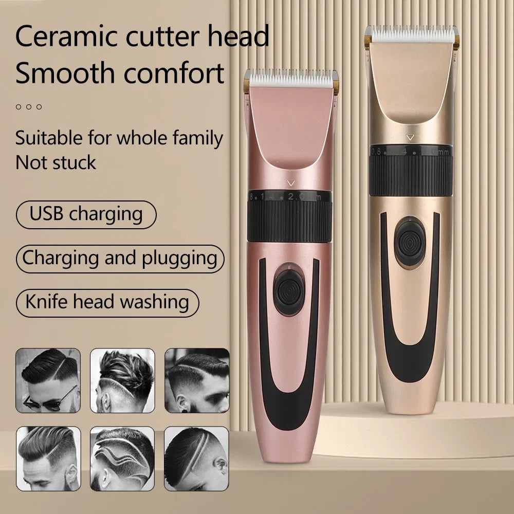 Electric Hair Trimmer Shaver Home Trimmers for Men Hair Clipper Professional Rechargeable Shavers Barber hair Cutting Machine Noventix