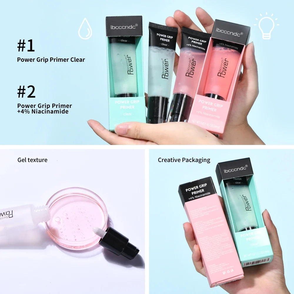 24ml Power Grip Primer Gel Based Hydrating Face Primer For Smoothing Skin Gripping Makeup Invisible Pore Colorless Primes Blushimmer