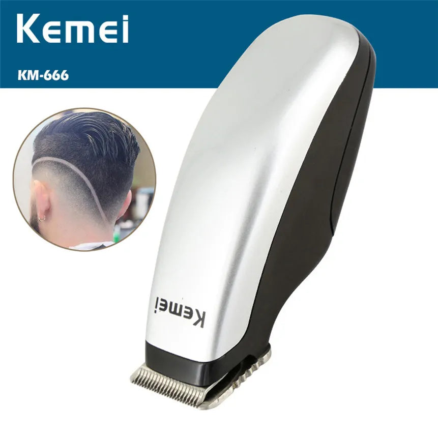 Kemei Mini Portable Hair Trimmer Cutting Machine Newly Design Electric Hair Clipper  Beard Barber Razor Men Style Tools KM-666 Noventix