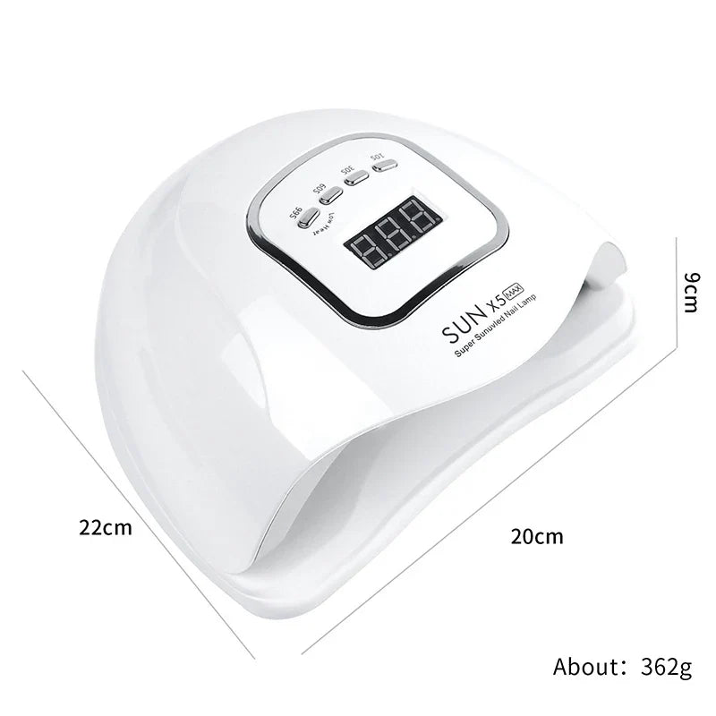 SUNX5Max 150W UV LED Nail Lamp For Fast Drying Gel Nail Phototherapy Machine 45 LEDs Manicure Salon Tool Equipment Blushimmer