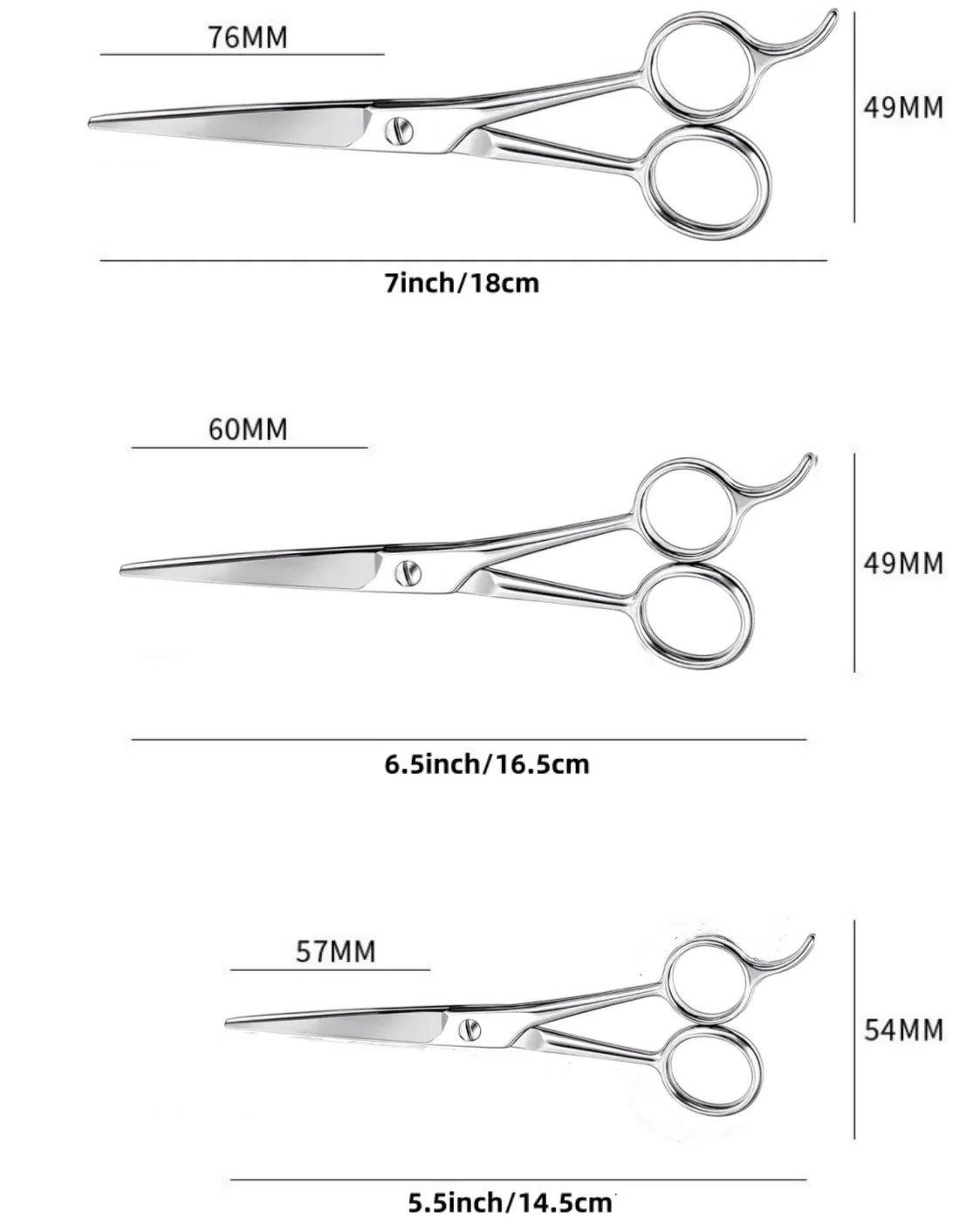 Hairdressing Barber Hair Scissor for Professional Hairdressers Barbers Stainless Steel Hair Cutting Shears For Salon Barbers Game On Interactive LLC (OnlyTenBucks.com)