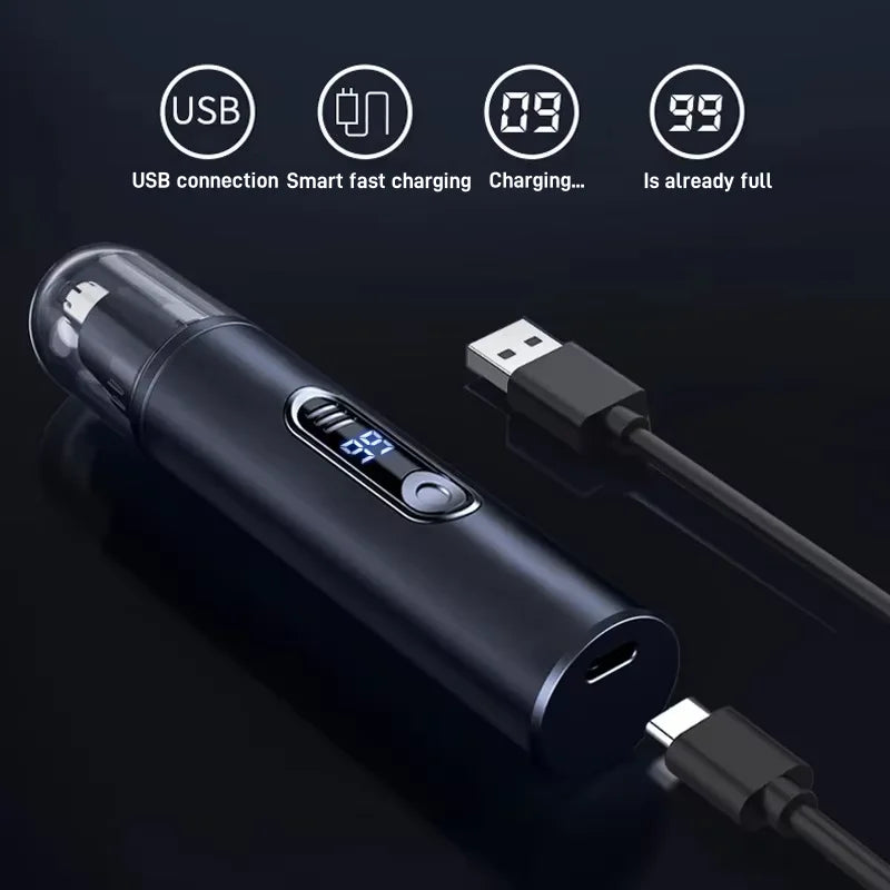 Mini Pocket Nose Hair Trimmer Painless Clipper Nose Ears Hair Eyebrow Waterproof Portable Trimmer For Men Women Noventix