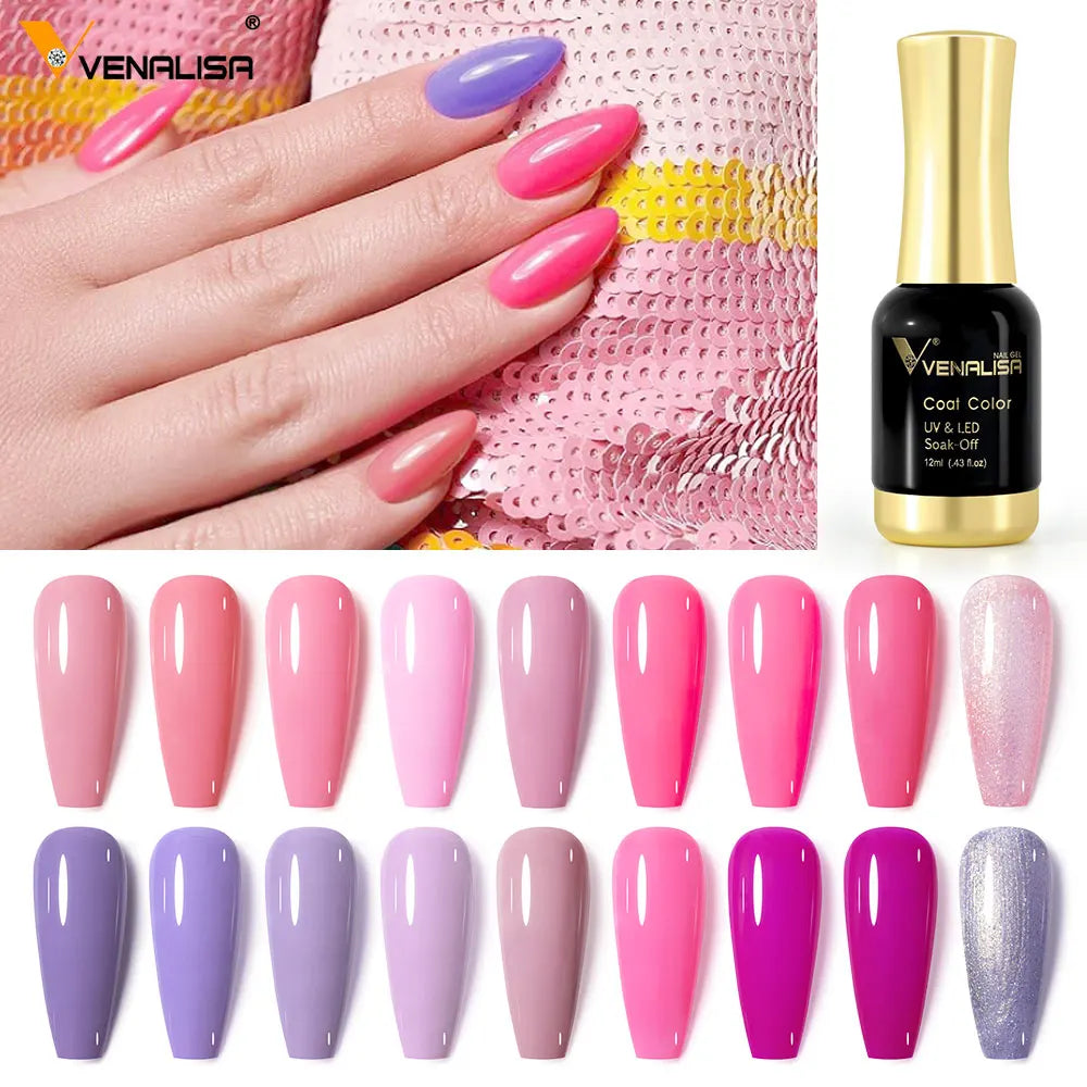 VENALISA Gel Lacquer 12ml 111 Colors CANNI Factory Nail Art Design Super Enamels DIY Soak off UV LED Organic Odorless Gel Polish Blushimmer