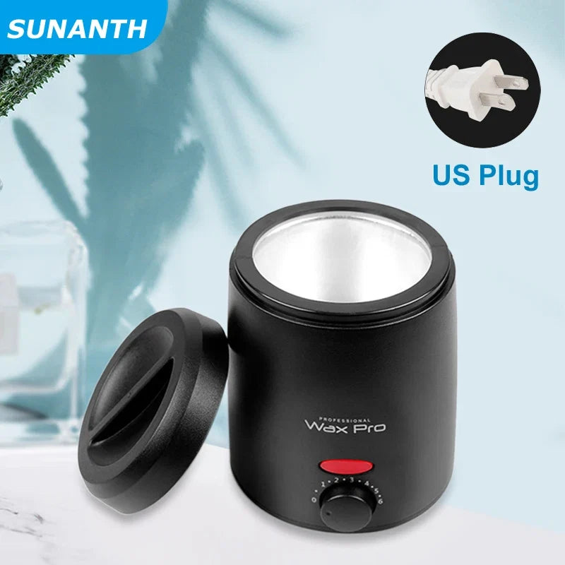 200ML Brazilian Hard Waxing Wax Warmer Machine Hard Waxing Wax Beans Waxing Machine Epilator Wax-melt Pot Unisex Hair Removal Noventix