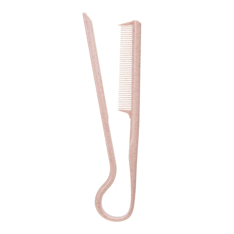 Wheat Straw V-shaped Flat Comb for Hair Straight Salon Hair Brush Straightner Hairdressing Comb Portable Mini Barber Hairbrush FLIPSTYLEZLLC