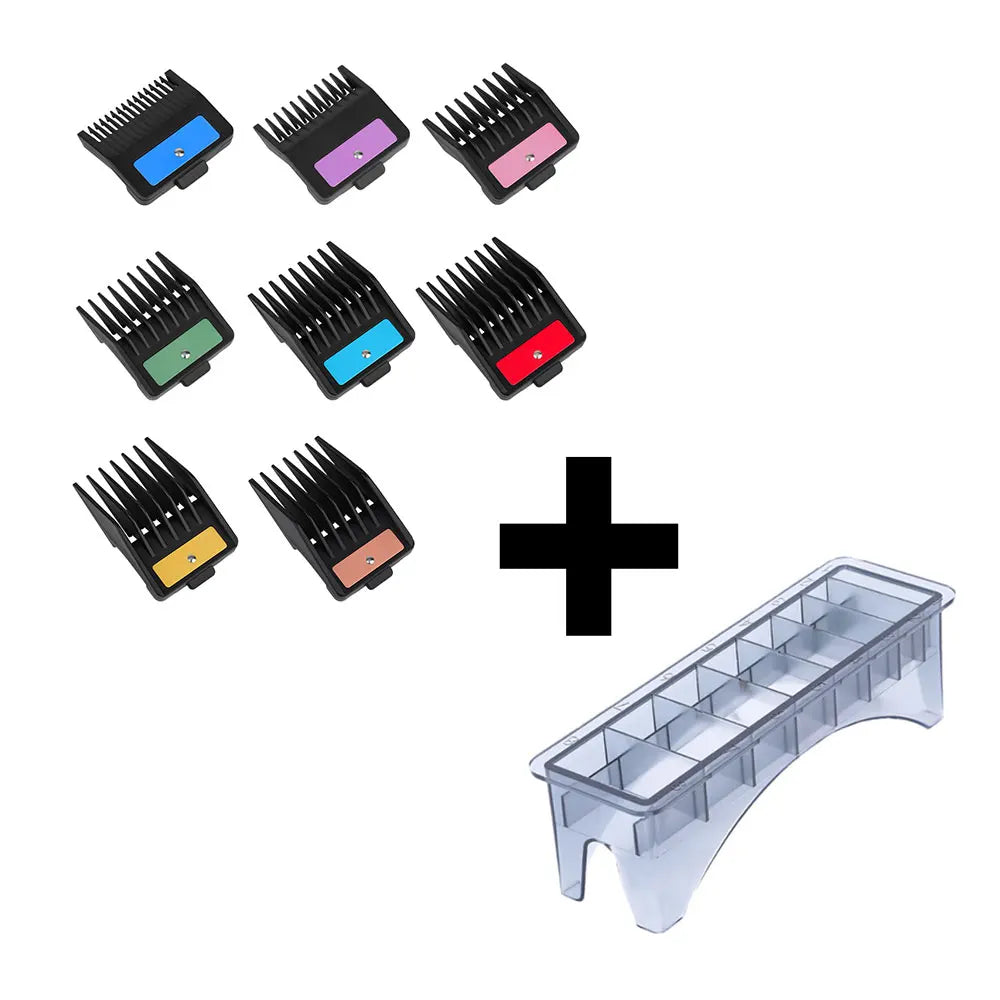 Hair Clipper Magnet Limit Guide Comb for Trimmer Universal Cutting Guide Comb Haircut Tool Professional H Limit comb storage box Noventix