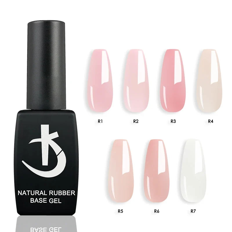 Milky White Rubber Base Gel Polish Nude Pink Base for Gel Varnish Semipermanent Natural Color Gellac Nails Art uv led Enamel Lak Blushimmer