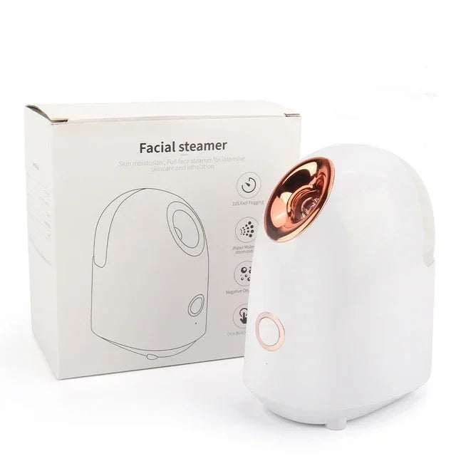 Face Steamer Humidifier Nano Mist Sprayer SPA Facial Nebulizer Steamer Moisturizing Beauty Skin Care Nano Steam Unclogs Pores Noventix