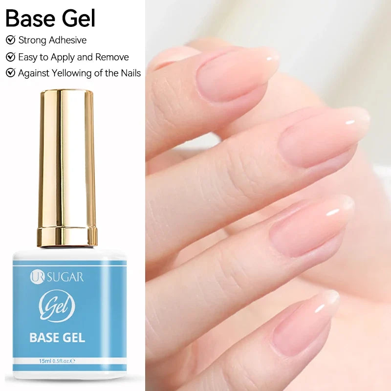 UR SUGAR 15ml Jelly Milky White Translucent Color Gel Polish Semi Permanent UV Gel Nail Art Soak Off Gel Varnish Latest Fashion Blushimmer