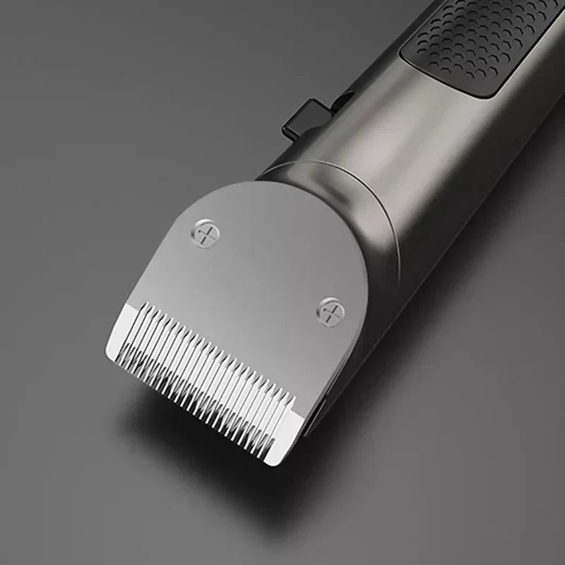 Electric Hair Clipper Variable Speed Barber Trimmer Grey Shopwithnoble.com