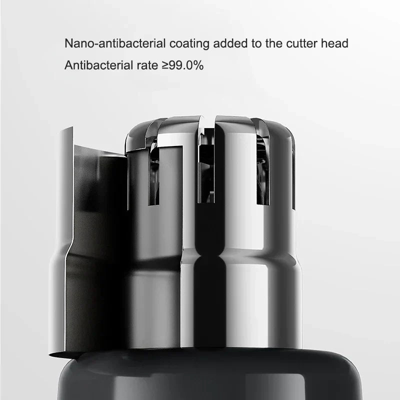 Rechargeable Electric Nose Hair Trimmer Portable Painless Clipper Black Shopwithnoble.com