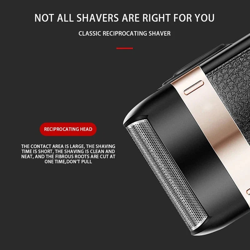 Kemei powerful rechargeable shaver for men foil electric shaver beard hair shaving head bald electric razor with extra mesh Noventix
