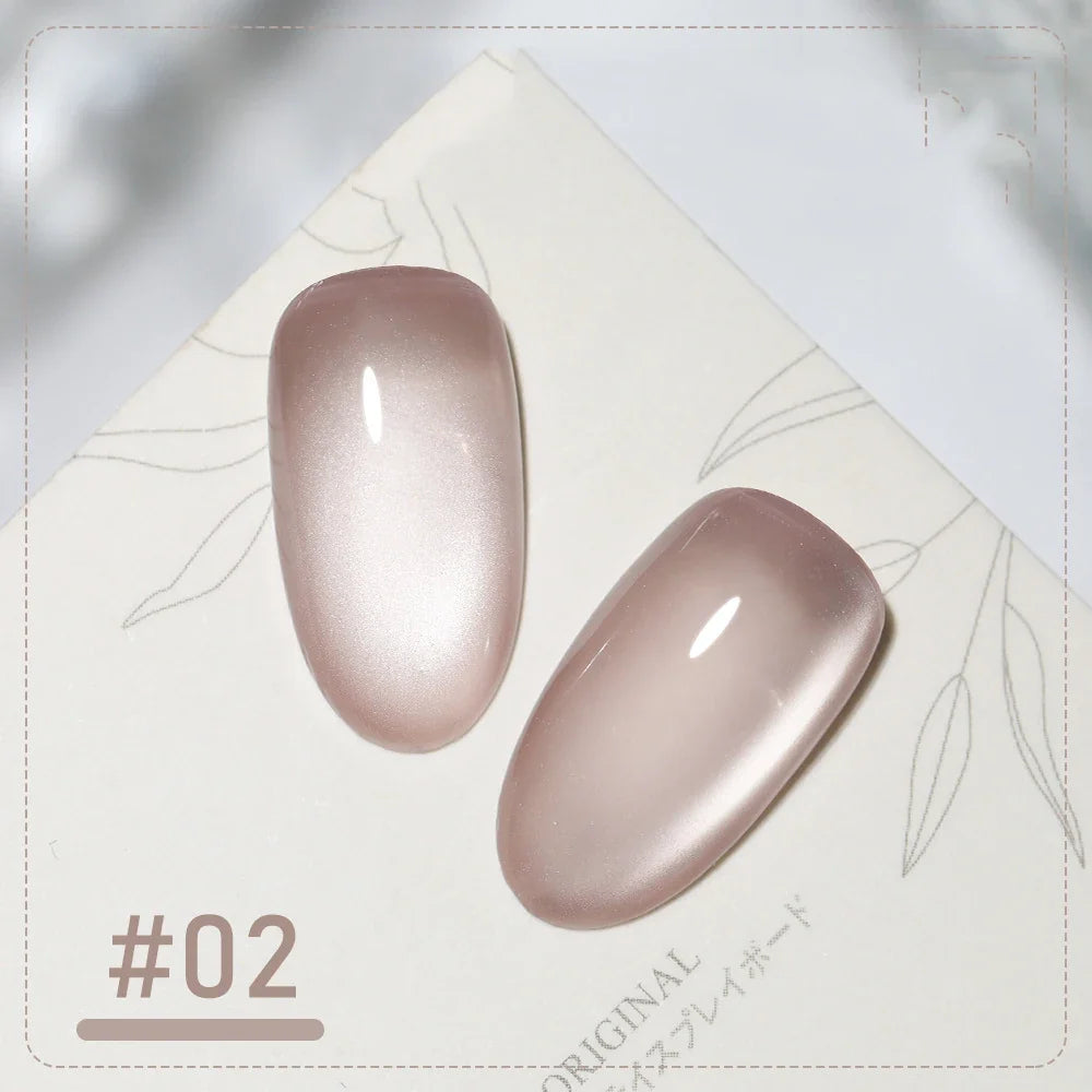 XEIJAYI Pink Cat Eye Gel Nail Polish Ceramic Magnetic Gel UV Semi-permanent Enamels Varnish Nail Supplies For Professionals Gel Blushimmer