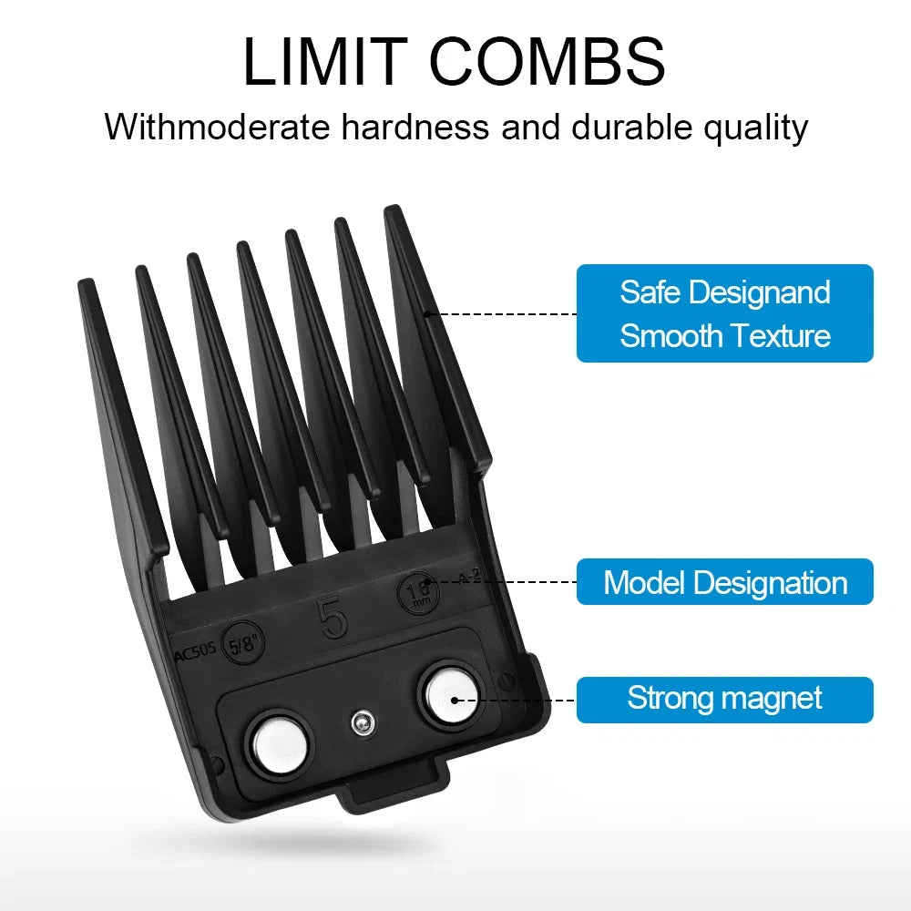 Hair Clipper Magnet Limit Guide Comb for Trimmer Universal Cutting Guide Comb Haircut Tool Professional H Limit comb storage box Noventix