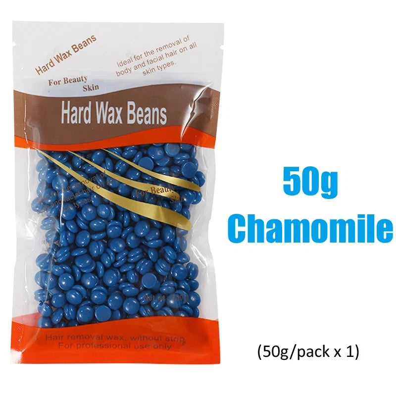 500g Wax Beans For Wax Heater Whole Body Hot Film Depilatory Wax For Wax Heater Kit Waxing Wax Beans For Hair Removal Wax Pot Noventix