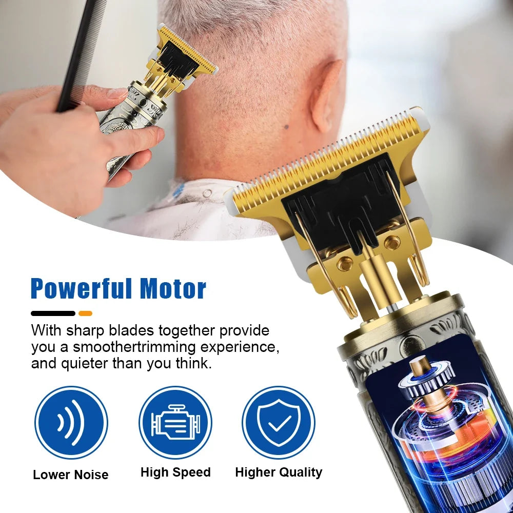 Hair Trimmer New Professional Cutting Machine Electric Shaver Hair Trimmers With LCD Display Men's Hair Clipper Noventix