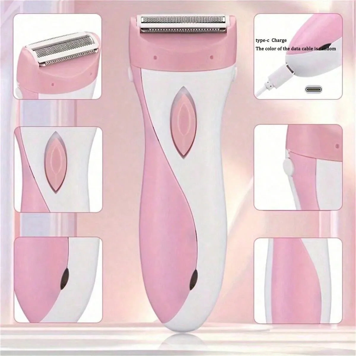 Women's Electric Razor - USB Electric Lady Shaver, Ladies Epilator Razor, Foil Shaver With Stainless Steel Blade WTN Essentials