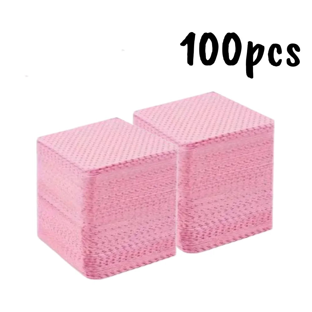20/600pcs Lint-Free Nail Wipes Gel Cleansing Tissues Aluminum-Free Nail Polish Remover Pads for NaiArt Beauty Cleaning Care Tool Blushimmer