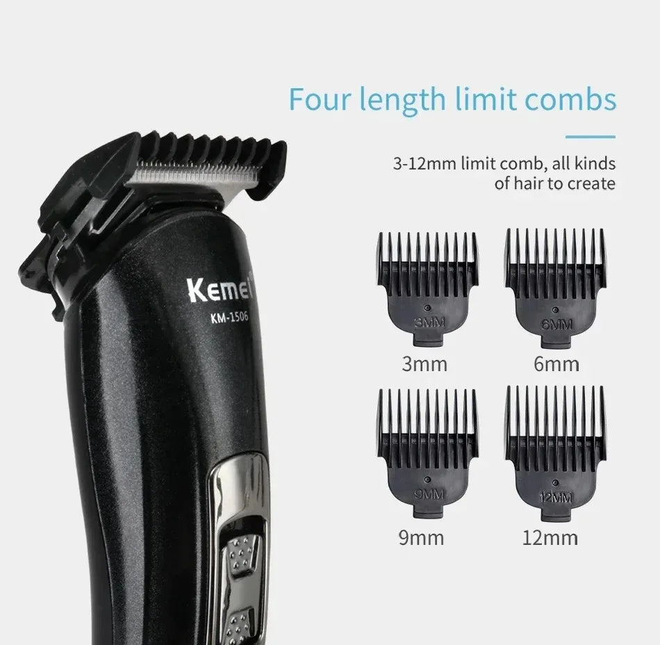 Kemei Electric Rechargeable Nose Professional Shaving Machine KM-1506 3 in 1 Electric Shaver USB Charging Hair trimmer Noventix