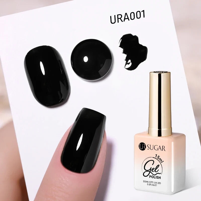 UR SUGAR 15ml Jelly Milky White Translucent Color Gel Polish Semi Permanent UV Gel Nail Art Soak Off Gel Varnish Latest Fashion Blushimmer