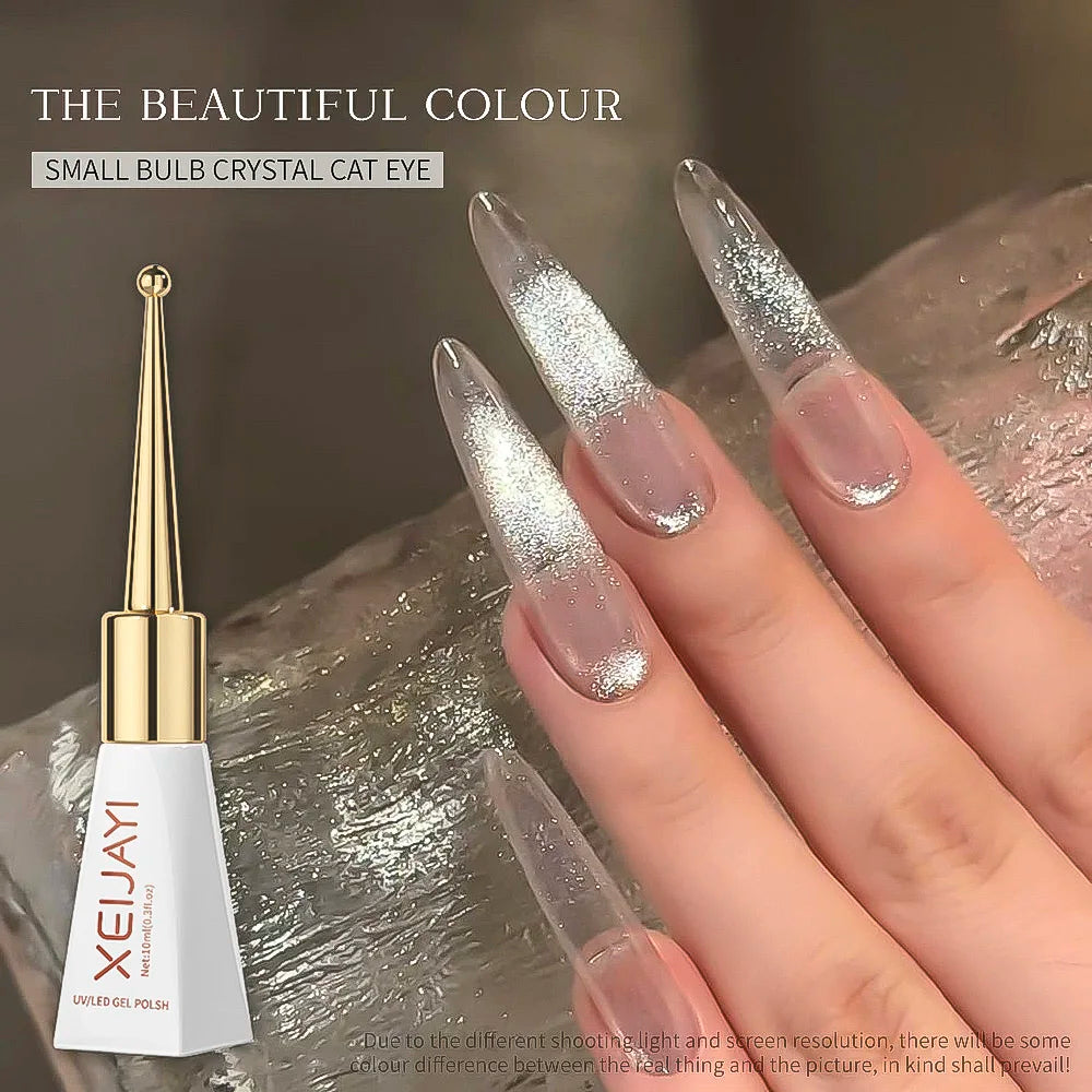 XEIJAYI Pink Cat Eye Gel Nail Polish Ceramic Magnetic Gel UV Semi-permanent Enamels Varnish Nail Supplies For Professionals Gel Blushimmer