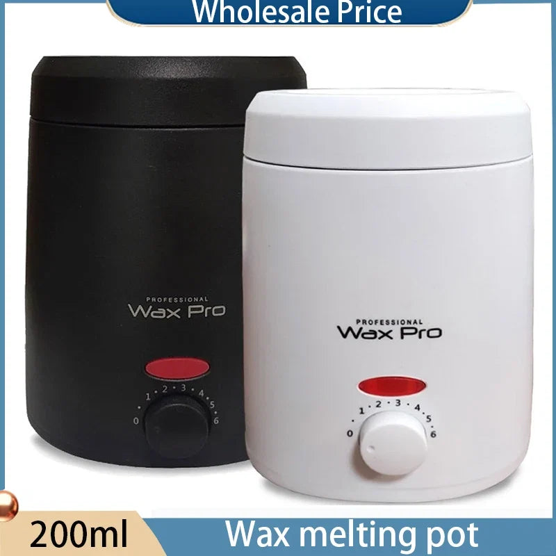200ML Brazilian Hard Waxing Wax Warmer Machine Hard Waxing Wax Beans Waxing Machine Epilator Wax-melt Pot Unisex Hair Removal Noventix