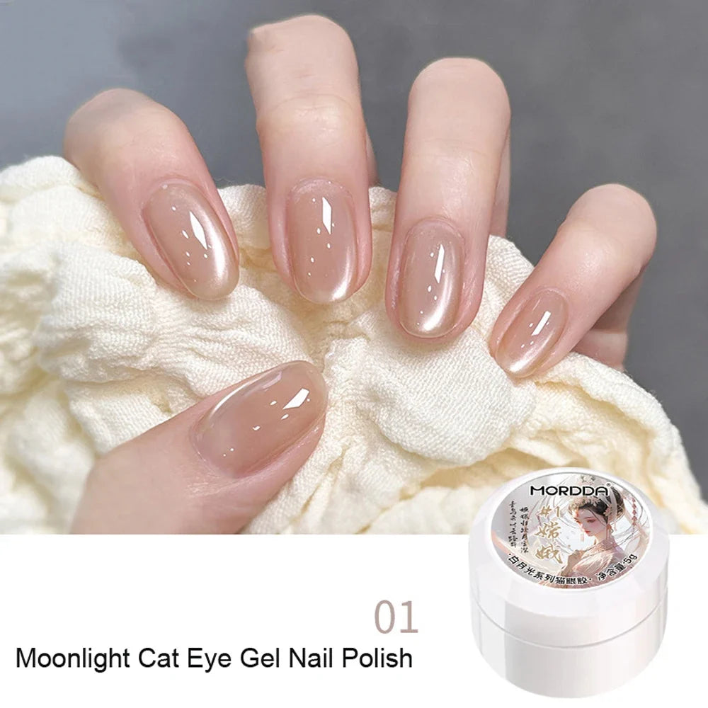 XEIJAYI Pink Cat Eye Gel Nail Polish Ceramic Magnetic Gel UV Semi-permanent Enamels Varnish Nail Supplies For Professionals Gel Blushimmer
