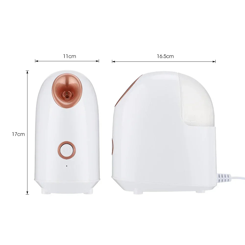 Face Steamer Humidifier Nano Mist Sprayer SPA Facial Nebulizer Steamer Moisturizing Beauty Skin Care Nano Steam Unclogs Pores Noventix