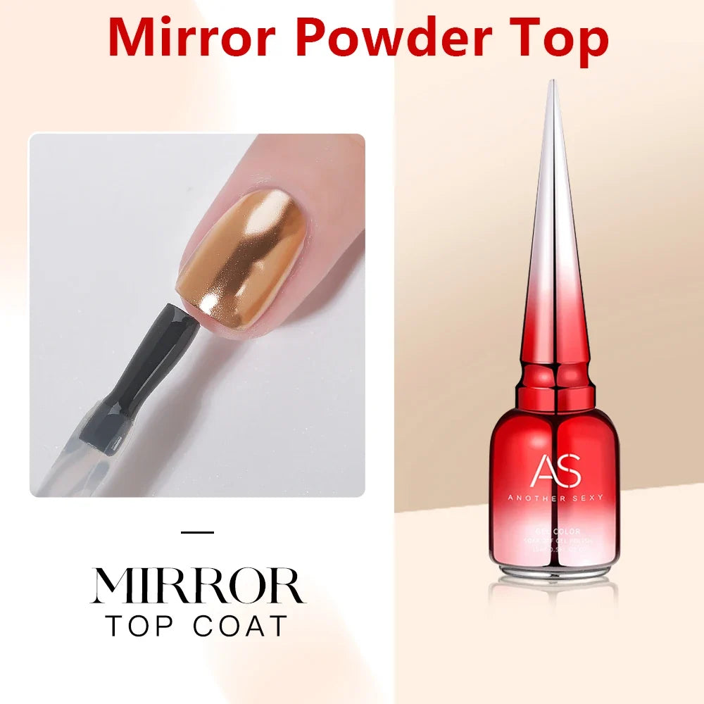AS 15ml Transfer Foil Gel Nail Polish Soak Off Led Uv Gel Varnish Fast Dry Star Sticker Glue Stamp Gel Blushimmer