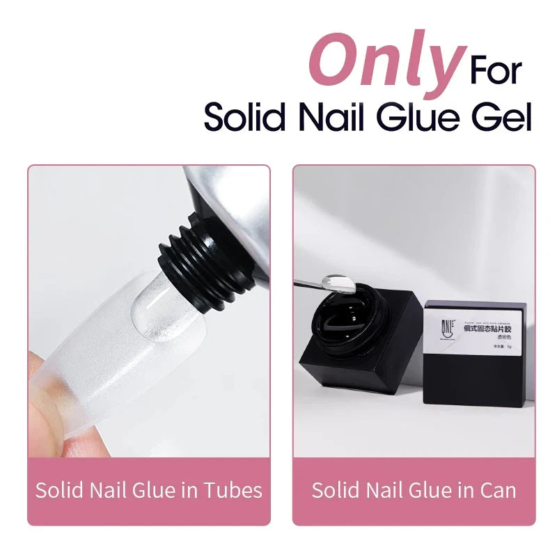 RSNAIL 100ml Nail Glue Remover for Press On Nails Solid Nail Glue Gel On Fake Nail Tips Acrylic Nail Can't Remove Gel Nail Polis Blushimmer