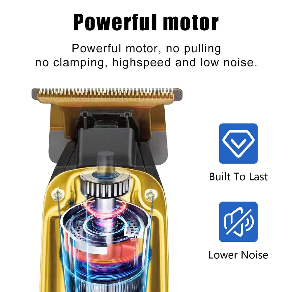 hiena hair Clipper Electric Hair Cutting Machine Cordless Haircut Machine Rechargeable Hair Trimmer Portable Trimmer for men Noventix