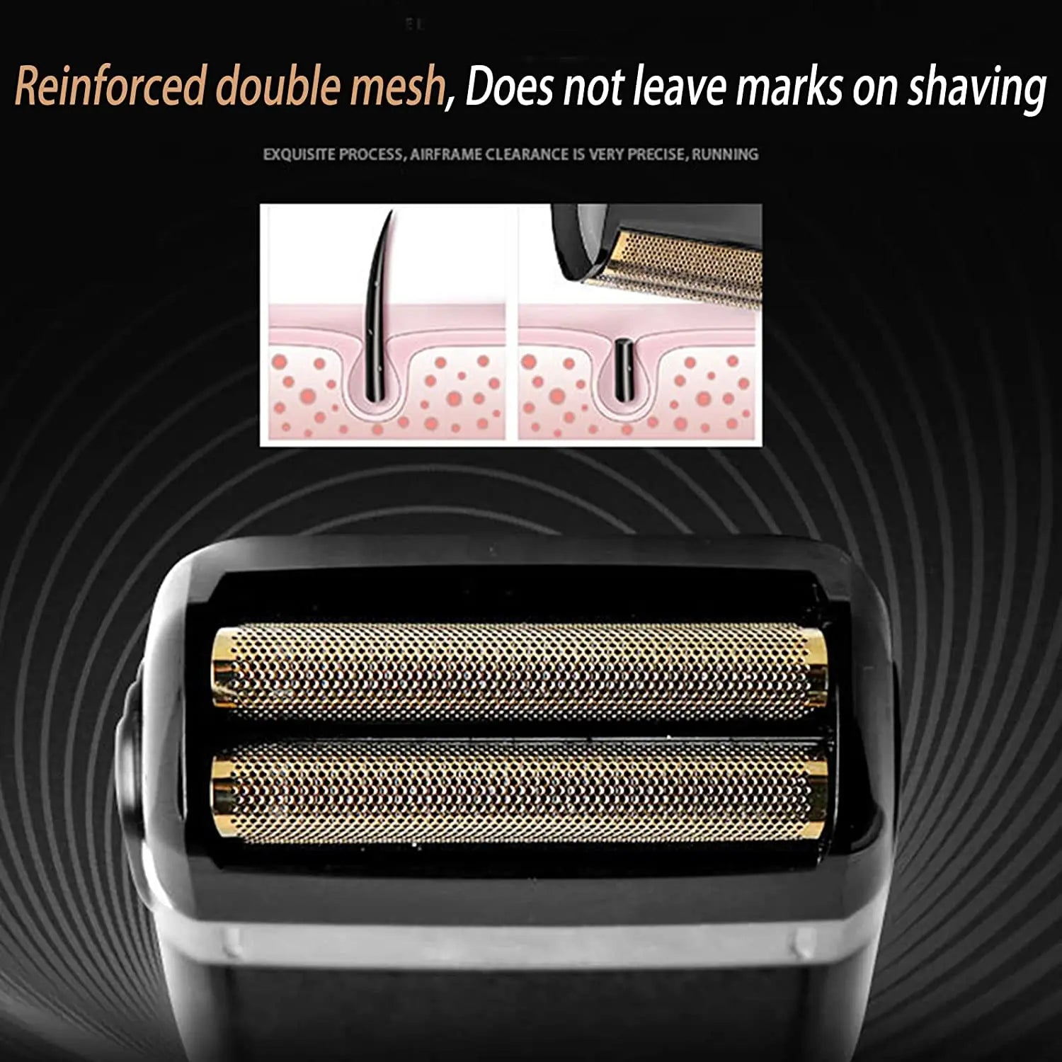 Kemei Twin Blade Waterproof Reciprocating Cordless Razor USB Rechargeable Shaving Machine Electric Shaver for Men Barber Trimmer Noventix