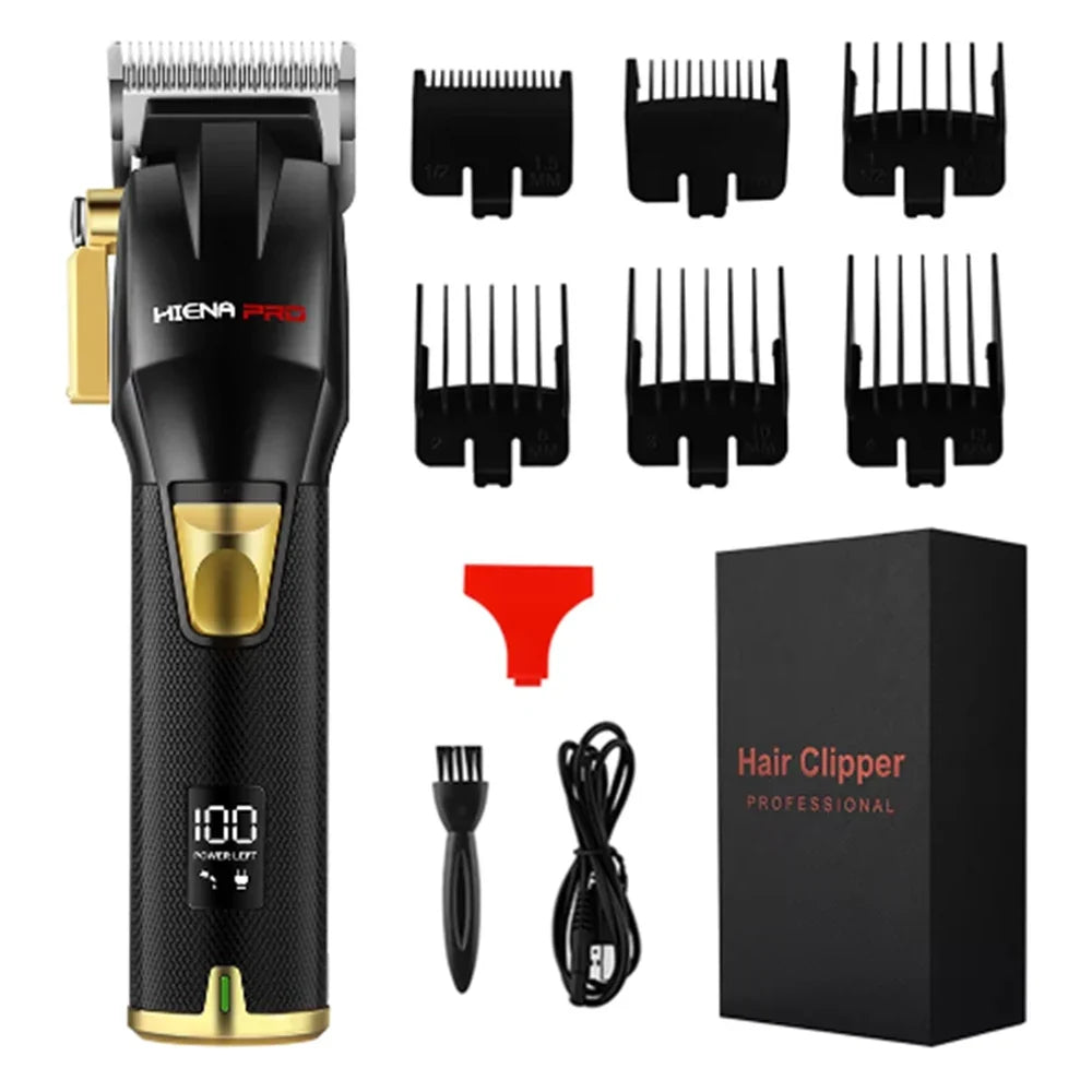 hiena Kemei Hair Trimmer Hair Clipper Professional Barber Trimmer Electric Shaver Hair Cutting Machine Rechargeable Trimmer Men Noventix