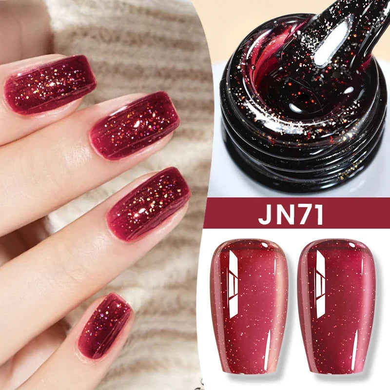 BORN PRETTY Milky White Jelly Nude Gel Nail Polish 10ml White Translucent Soak Off Gel Vernis Semi Permanent Need UV Light Cure Blushimmer