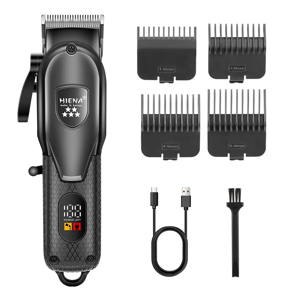 1/2/3/5-Piece Cordless Professional Men's Grooming Set Cordless Rechargeable hair Shaver trimmer Portable PrecisionTools Noventix