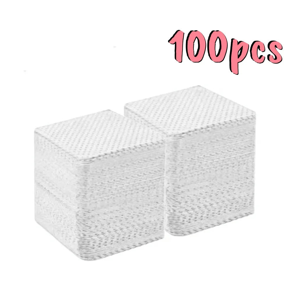20/600pcs Lint-Free Nail Wipes Gel Cleansing Tissues Aluminum-Free Nail Polish Remover Pads for NaiArt Beauty Cleaning Care Tool Blushimmer
