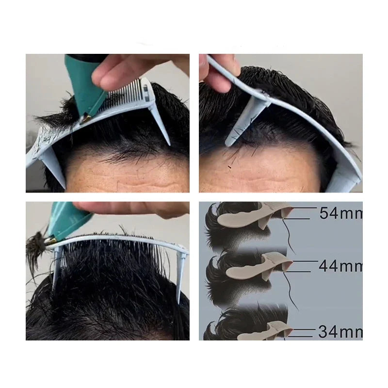 1/3Pcs Barber Hair Comb Kit Flat Top Hair Cutting Fading Stying Fade Comb  Men Fade Brush Salon Hair Tool Accessories Silcy Skin
