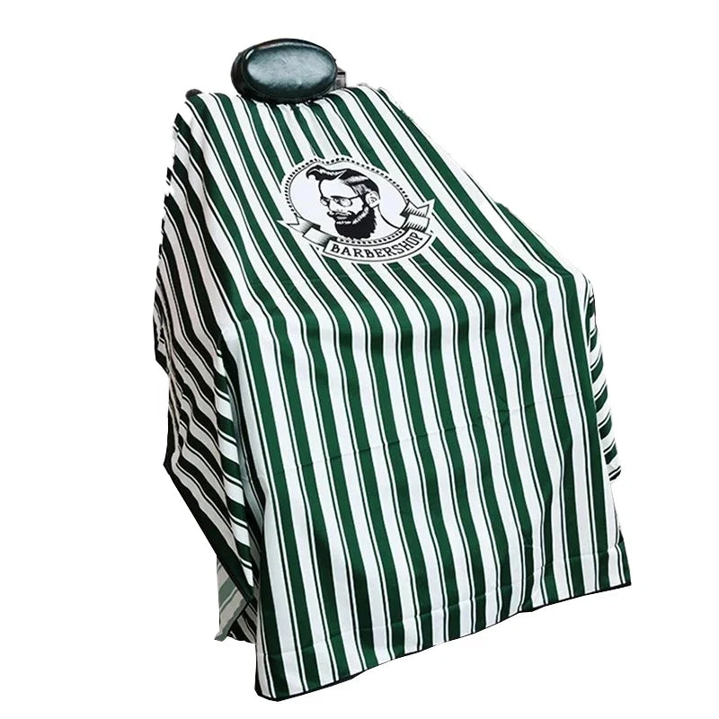 Hairdressing Coth Pattern Cutting Hair Waterproof Cloth Salon Barber Cape Professional Hair Stylist Retro Aprons Haircut Cape Noventix