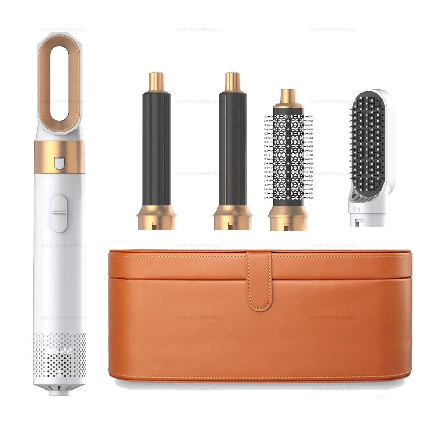 5 In 1 Styling Hair Dryer Electric Comb Negative Ion Professional Automatic Comb Curly Hair Straight Hair Comb Styling Tool Noventix
