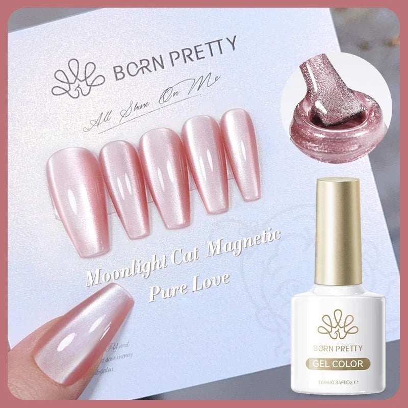 BORN PRETTY 117 Colors Cat Magnetic Gel Nail Polish 10ml Full Coverage Varnish Semi Permanent Super Gorgeous Nails Manicure Blushimmer