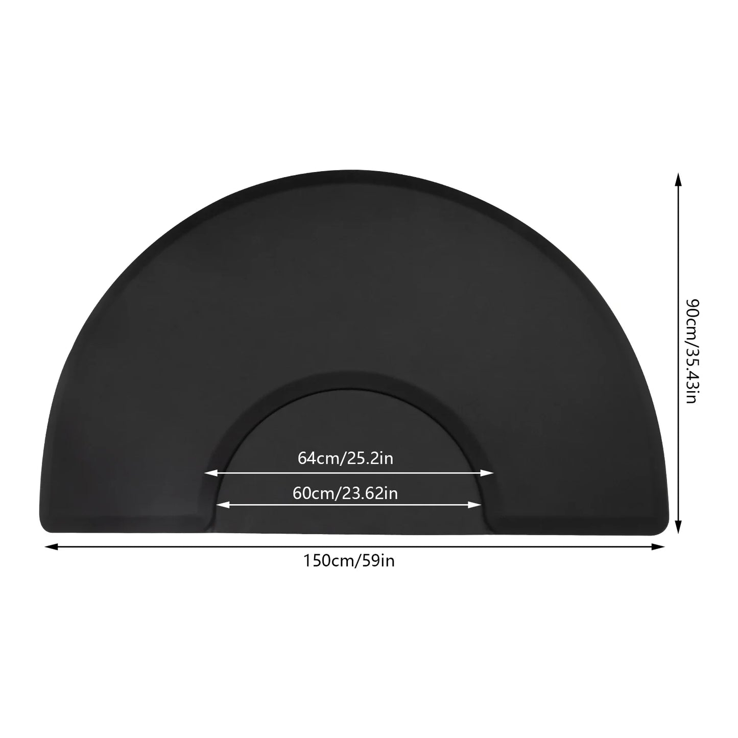 Barber Chair Mat Anti Slip Floor Pad for Hairdressers Ergonomic S And B Enterprise
