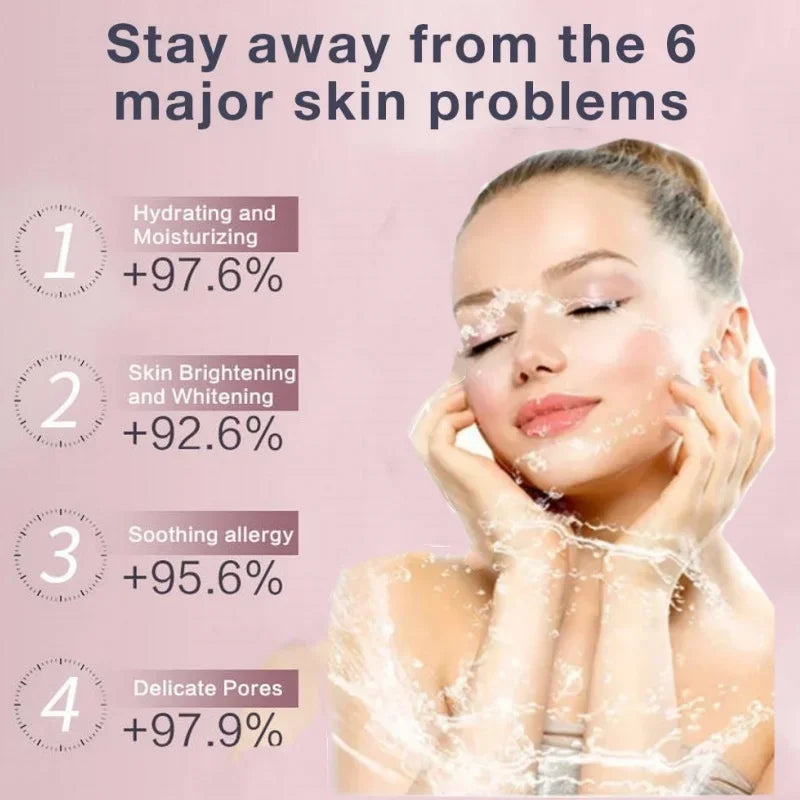 Face Steamer Humidifier Nano Mist Sprayer SPA Facial Nebulizer Steamer Moisturizing Beauty Skin Care Nano Steam Unclogs Pores Noventix