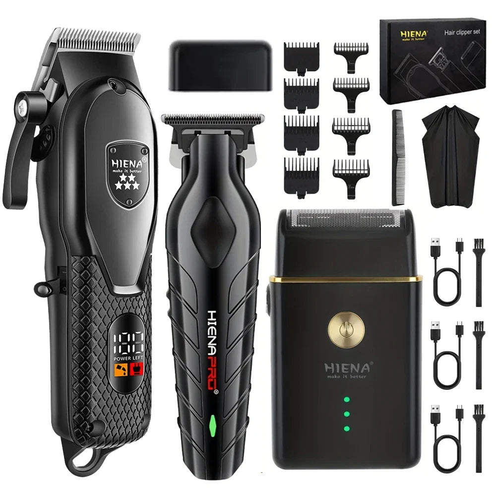 hiena Clipper Electric Hair Trimmer for men Electric shaver professional Men's Hair cutting machine Wireless barber trimmer Noventix