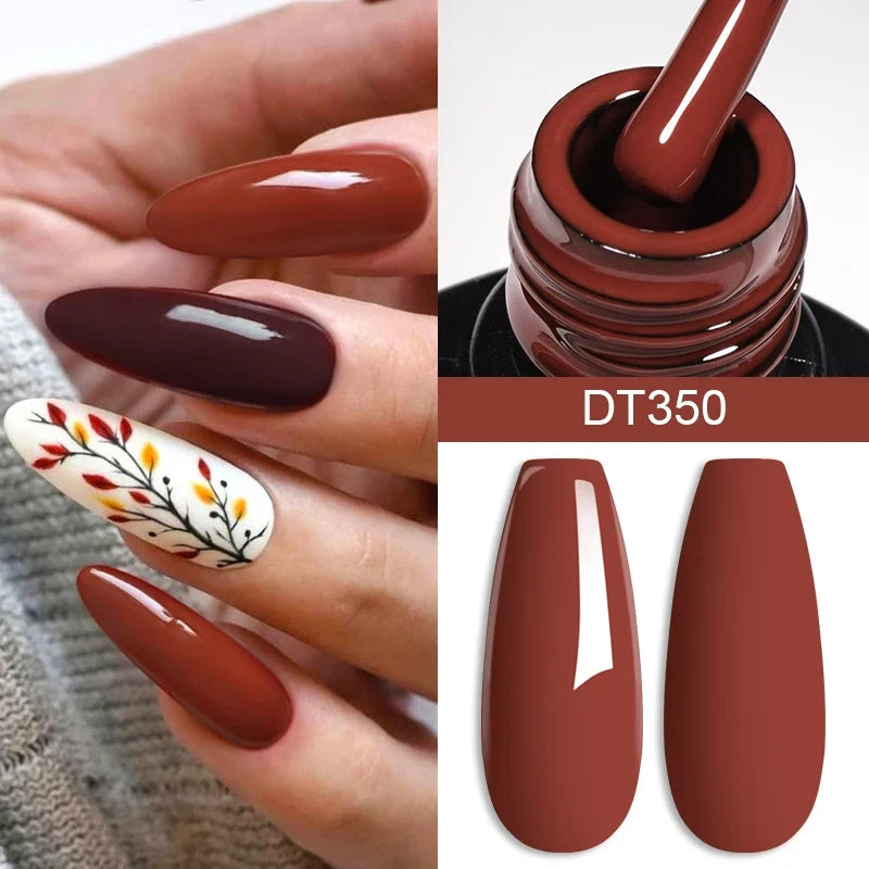 7ml Burgundy Crimson Nail Gel Polish, High Pigment, Non Streak, Long Lasting, UV LED Soak Off Nail Art Gel for Home Salon DIY Blushimmer