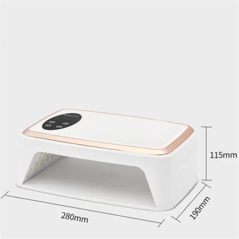 90 LEDS Nail Dryer LED Nail Lamp UV Lamp for Curing All Gel Nail Polish Motion Sensing Manicure Pedicure Salon Tool Big Space Blushimmer