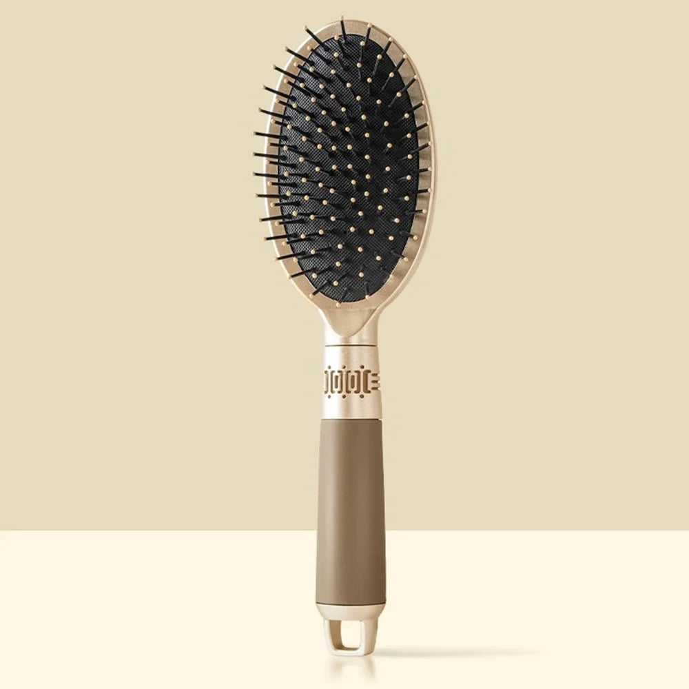 CALIYI Hair Massage Air Cushion Comb Brush Scalp Hairbrush Detangle Anti Static Salon SPA Hairdressing Styling Tool Oval Round Silcy Skin