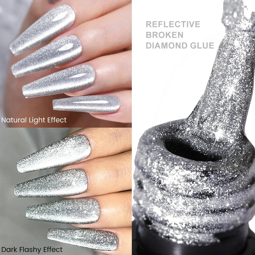 XEIJAYI Pink Cat Eye Gel Nail Polish Ceramic Magnetic Gel UV Semi-permanent Enamels Varnish Nail Supplies For Professionals Gel Blushimmer