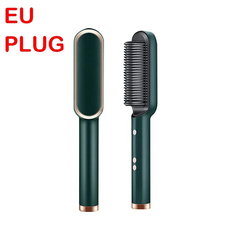 Hair Straightener Professional Quick Heated Electric Hot Comb Hair Straightener Personal Care Multifunctional Hairstyle Brush Noventix