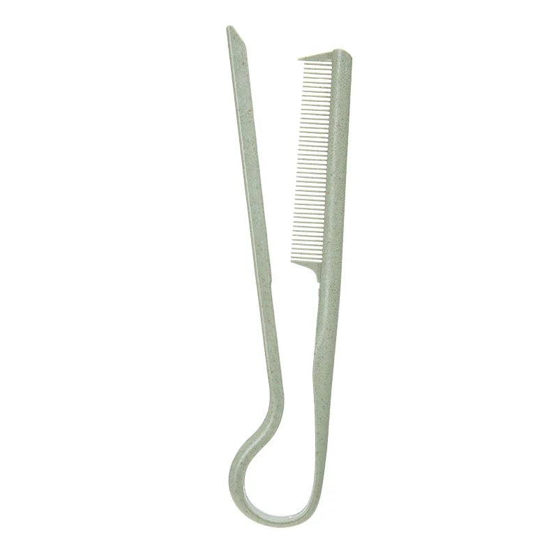 Wheat Straw V-shaped Flat Comb for Hair Straight Salon Hair Brush Straightner Hairdressing Comb Portable Mini Barber Hairbrush FLIPSTYLEZLLC